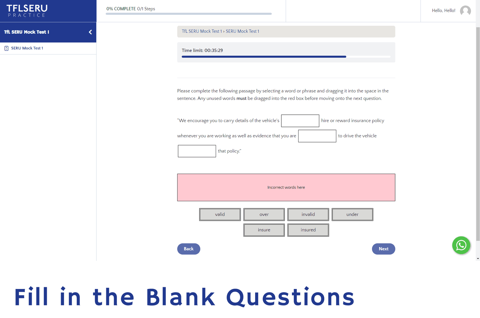 Drag and Drop questions