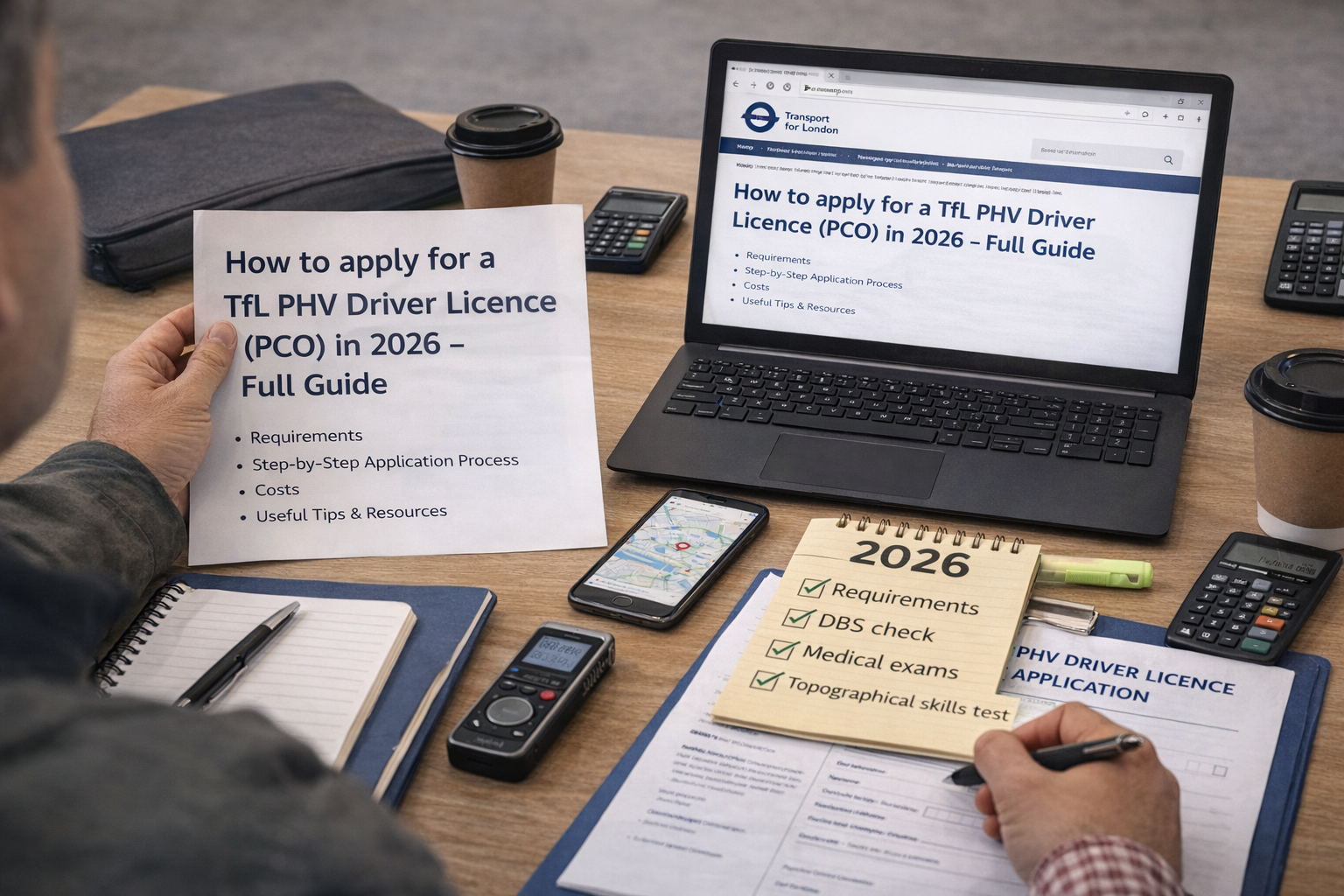 ???? How to apply for a TfL PHV Driver Licence (PCO) in 2026 – Full Guide